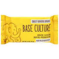 Base Culture Sweet Banana Bread, Large Size | Delicious 100% Paleo, Gluten, Grain, Dairy, and Soy Free (4g Protein Per Loaf, 6 Count)