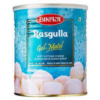 Bikaji, Rasmalai Indian Sweets, 1 Kilogram(kg) (Pack of  6)