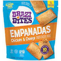 Brazi Bites, Empanadas Chicken Cheese, 10 Ounce (Pack of  6)
