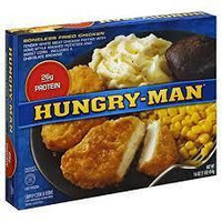 HUNGRY MAN TV BONELESS FRIED CHICKEN DINNER 1 LB (pack Of 6)