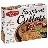 MACABEE EGGPLANT BRDD CUTLETS 10OZ (Pack Of 6)