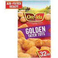 Tater Tots Seasoned Shredded Potatoes, 32 oz - Ore-Ida (Pack Of 6)