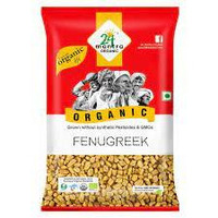 Organic Fenugreek Seeds USDA Certified Organic European Union Certified Organic Pesticides Free Adulteration Free Sodium Free - Pack of 2 X 7 Ounces(14 Ounces) - 24 Mantra Organic