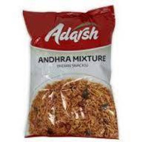 Adarsh Andhra Mixture, Spicy Andhra-Style Savory Snack Mix, Pack of 6 x 12 oz Pouches