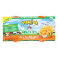 Annies Homegrown, Mac And Cheese Grassfed Micro Cup Organic 2 Count, 4.02 Ounce