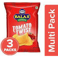 Balaji Tomato Twist (tomato potato wafer) - 135g - (pack of 3)