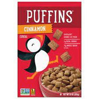 Barbara's Bakery Puffins Cereal,Cinnamon,10 Oz Boxes,6 Pack