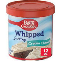 Betty Crocker Ready-To-Serve Soft Whipped Frosting, Cream Cheese, 12-Ounce Canisters (Pack of 12)