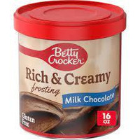 Betty Crocker Baking Rich and Creamy Dark Chocolate Frosting, 16 oz