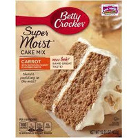 Betty Crocker Super Moist Carrot Cake Mix (Pack of 4)