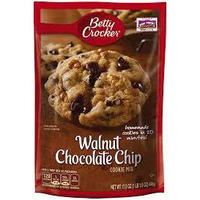 Betty Crocker Cookie Mix, Walnut Chocolate Chip, 17.5-ounce [Pack of 3]