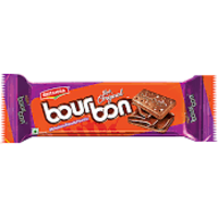 Britannia Bourbon Treat Chocolate Cream Biscuits 100g (Pack of 6)