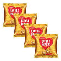 Britannia Little Hearts Biscuits - 75g., 2.6oz. (Pack of 4) by Britannia