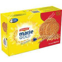Britannia Marie Gold Tea Time Biscuits Value Pack of 600g. (Stay Fresh Pack 4x150g for a total of 600 Grams)