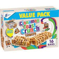 (6 Pack) Cinnamon Toast Crunch Treat Bars 16 Count, 0.85 OZ