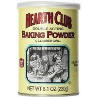 Clabber Girl Baking Powder, 8.1 Ounce Cans (Pack of 12)