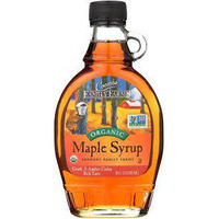 Coombs Family Farms Grade A Dark Amber Maple Syrup, 8-ounce Glass Bottles (Case of 12)