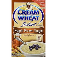 Cream of Wheat Maple Brown Sugar Instant Hot Cereal 12.5 Oz(pack of 4 Boxes=40packet