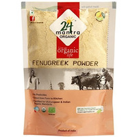 24 Mantra Organic Fenugreek Powder - 7 Oz (199 Gm)