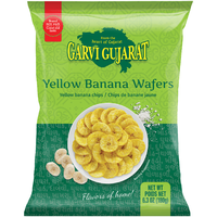 Garvi Gujarat Yellow Banana Wafers - 6.3 Oz (180 Gm) [FS]