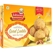 Jabsons Gond Laddu With Dry Fruits - 400 Gm (14.1 Oz) [50% Off]