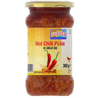 Ashoka Red Chilli Pickle In Olive Oil - 300 Gm (10.6 Oz) [FS]