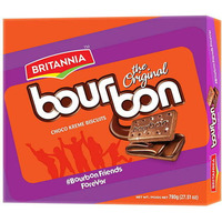 Britannia Bourbon 8 Packets - 750 Gm (27 Oz) [50% Off]