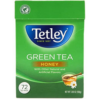Tetley Green Tea Honey 72 Bags - 3.80 Oz (108 Gm)