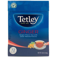 Tetley Ginger Tea 72 Bags - 5 Oz (144 Gm)