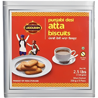 Ladduram Punjabi Desi Atta Biscuits - 2.5 Lb (1.13 Kg)