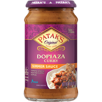 Patak's Dopiaza Curry Simmer Sauce Mild - 15 Oz (425 Gm)