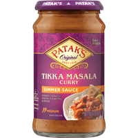 Patak's Tikka Masala Curry Simmer Sauce Medium - 15 Oz (425 Gm) [50% Off]