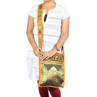 Women Lady Handbag Shoulder Bag Brocade Silk Messenger Hobo Bag Women's Gift