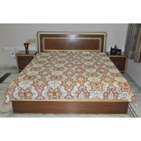 Vintage Printed Bedsheet Floral Printed Cotton Bed Cover Bedspreads Decorative