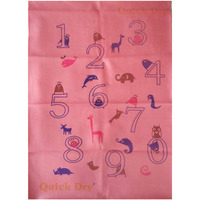 Quick Dry Bed Protector Printed - 624 S Salmon Rose
