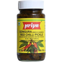 Priya Gongura Red Chilli With Out Garlic Pickle