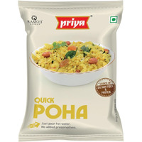 Priya Quick Poha - 80 Gms (Just Pour Hot Water)