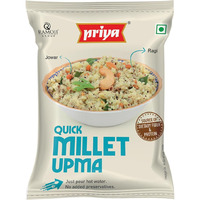 Priya Qiuck Millet Upma - 80 Gms (Just Pour Water)