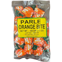 Parle Orange Bite Candy - 100GM(3.5 oz)