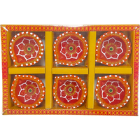 Decorative Diyas-pack of 6 (C136)