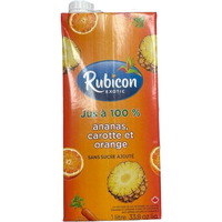 Rubicon Pineapple Carrot Orange (No Sugar Added) - 1 Ltr