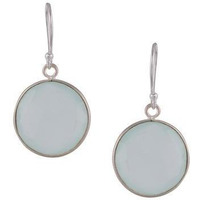 Sterling Silver Circular Drop Earrings By Silvermerc Designs