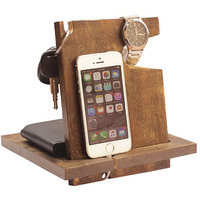 Winmaarc Wooden Docking Station, For Daily Use Gifts for Couple , Funny Fathers Day Gifts