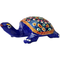Winmaarc Lucky Sea Turtle Unique Metal Work Turtle Figurine Good Luck Charm 3 Inches
