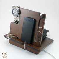 Winmaarc Wooden Docking Station Phone Charge Holder Organizer Gift