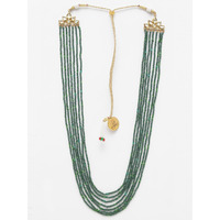 Emerald Multi LIne Necklace