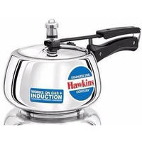 Hawkins Contura-SSC30 3 L Pressure Cooker Stainless Steel, Small, Silver