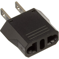 Ckitze US-2PC European to American Outlet Plug Adapter (2PCS)