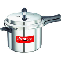 Prestige PPAPC5 Popular Pressure Cooker, 5 L, Silver