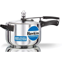Hawkins Stainless Steel 4 Liter Pressure Cooker 4 Litre